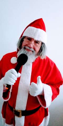 papai noel para entrega dos presentes 