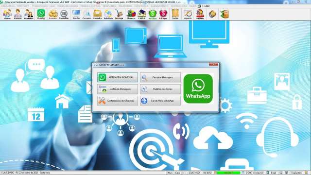 Programa Controle de Estoque, Pedido de Vendas e Financeiro v6.0 PLUS + WHATSAPP