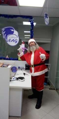 papai noel para visitas á  escolas , festa da empresas  sp 