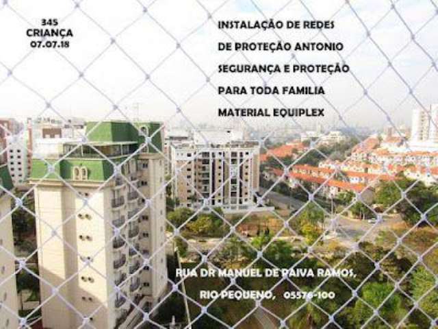 Redes de Proteção na rua Joel Jorge de Melo, 5541-8283