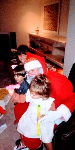 papai noel para ação  de natal em lojas e comercio 